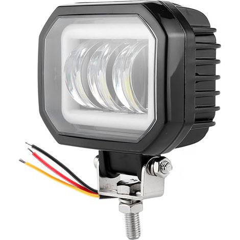 Phare LED étanche 30W 6000K 3.5 pouces pour véhicule tout-terrain, bateau, voiture (1/5)