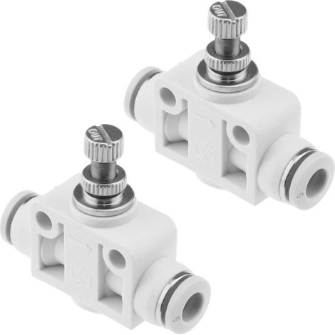 2pcs Vanne de Régulation du Générateur de CO2 pour Aquarium 6mm Régulateur de Dioxyde de Carbone Réglable Vanne de Contrôle Débit d'air Fournitures d'herbe d'eau d'aquarium (1/5)
