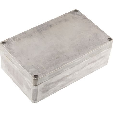 Boîtier RS PRO en Fonte d'aluminium, 260 x 160 x 90mm, Argent IP66 ( Prix pour 1 ) (1/2)