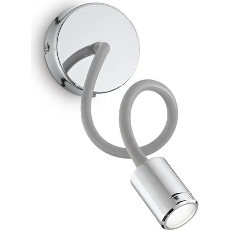 [NEUWERTIG] B-Ware Ideallux Wandleuchte Wandlampe Led Focus 1 Chrom Metall Kunststoff 55 Cm Lampe