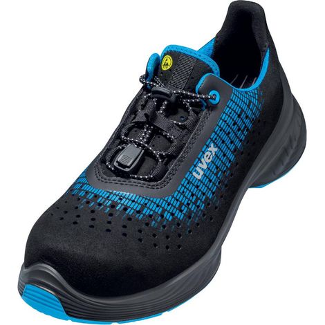 uvex 1 G2 Halbschuhe S1 blau, schwarz Weite 14 Gr. 43 (1/5)