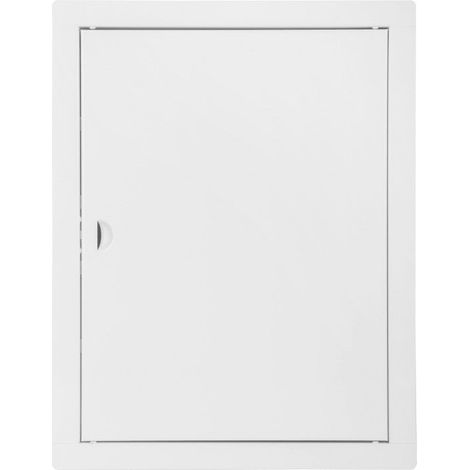 StahlPro Metall Inspektionsklappe Weiß 40x50 cm - Pulverbeschichtet Und Versteckt Schächte Und Öffnungen