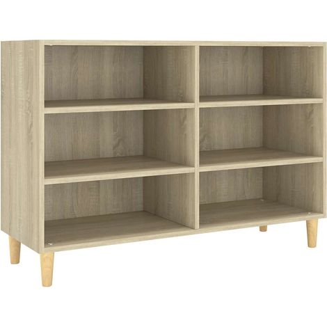 Sideboard Sonoma-Eiche 103,5x35x70 cm Holzwerkstoff vidaXL