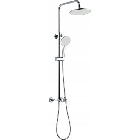 Invena Rikia Wandduschset mit Regendusche Chrom AU-24-B 1-teilig. (1/5)