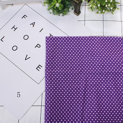 7-teiliges DIY-Bettwäscheset (50 x 50 cm) – 100 % reine Baumwolle, kreatives quadratisches Design, Lila (1/5)