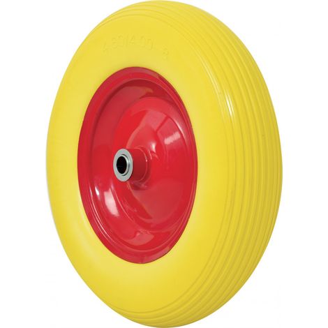 Roue de brouette increvable diamètre 385mm - 4.80-4.0-8 jante acier - 150kg (1/5)