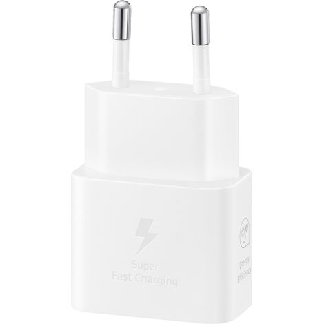 Samsung EP-T2510NWEGEU-B USB Ladegerät 25 W 1x USB-C® USB PD Weiß  Schnellladegerät (1/4)