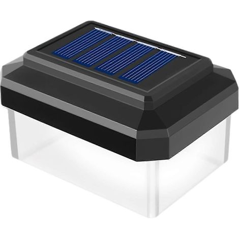 Lampe LED extérieure sur poteau - Décoration élégante pour terrasse Idéale pour jardin, porche, cour, allée, chemin, quai, portail et balustrade (1/4)