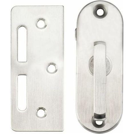 AHLSEN Verrou Porte en Acier Inox Loquet Porte Antirouille Verrou Porte Coulissante à Visser Verrou de Sécurité Fermeture Porte Loquet Verrou Porte Garage pour Porte Grange Sécurité Garage (1/4)