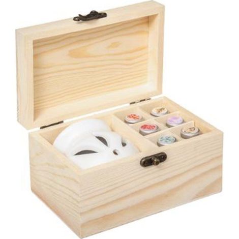 Coffret Senteur Parfumé 10 Pièces "Bois" 15cm Beige (1/5)
