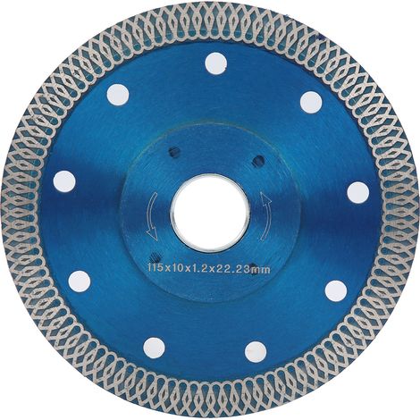 Disco de corte de diamante de 115 x 1,2 x 22,23 mm para amoladora angular. (1/5)