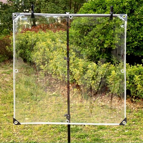 Bâche,bâche Étanche,bâche PVC Transparente,360g/m²,bâche Industrielle avec Oeillets,bâche De Protection,Serre,Bateau,résistant Aux Intempéries(1m x 2m) (1/4)