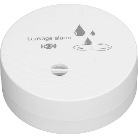 Wasserleckmelder mit 100 dB akustischem Alarm, wasserdichter Wasserlecksensor für Badezimmer