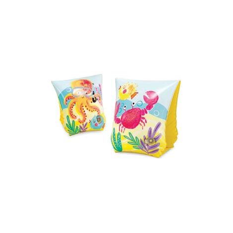BRACCIOLI GONFIABILI FUN FISH 3-6 ANNI- - cm.23x15 - peso kg.0,12 (58652) - 4 pezzi INTEX