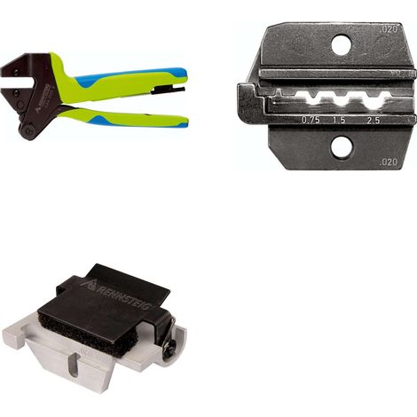 624 020 3 0 K2 Rennsteig Werkzeuge GmbH Pince à sertir PEW12 pour connecteurs et cosses de câble non isolés matrices de sertissage et support de contact incl. - 1 Stück