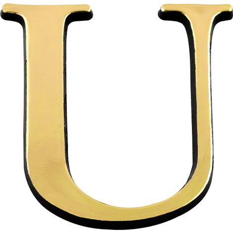 Lettre U Or Hauteur 25mm - 4621135 (1/2)