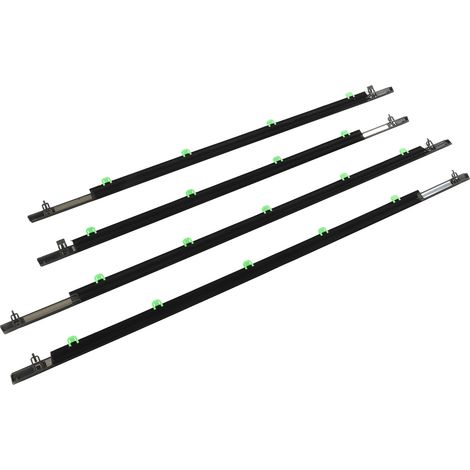 4 Stück Autofensterleisten 72450 SWA A01 Dichtungen für CR-V 2007 bis 2011 (1/5)