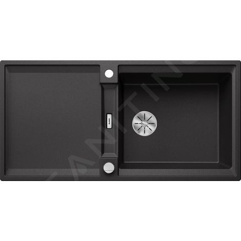 Blanco Adira - Évier en silgranit, 99x49 mm, avec commande excentrique et accessoires, InFino, anthracite 527626 (1/4)