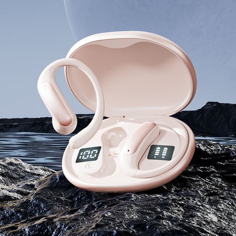 Casque d'écoute à affichage numérique M134, , haute apparence, longue durée de vie de la batterie, casqueOr rose (1/5)