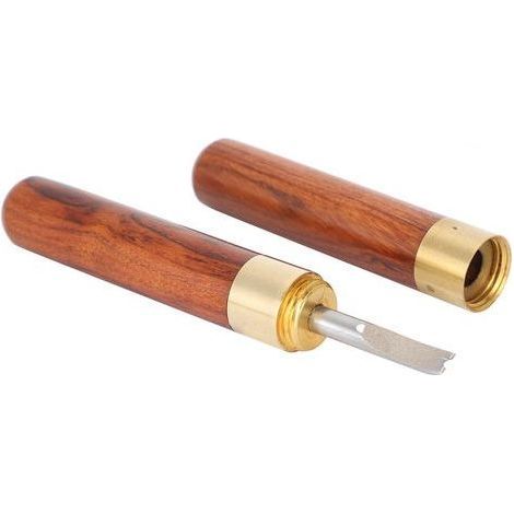 Lederabschrägmesser aus Sandelholz, 2,0 mm Schneidebearbeitungswerkzeug, DIY-Abschrägung für Lederarbeiten (1/5)