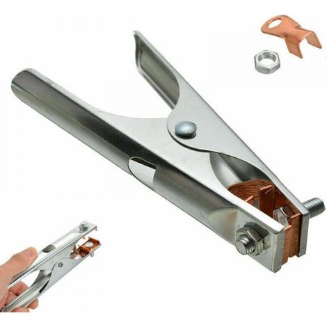 PINZA DI MASSA PER FILO SALDATRICE SALDATORE SALDATURA MORSETTO 500A 451050