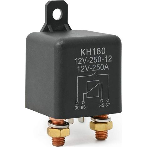 4 broches 12 V 250 A - Interrupteur de commande de batterie à haute performance - Relais de démarrage pour voiture, moto, camion (1/5)