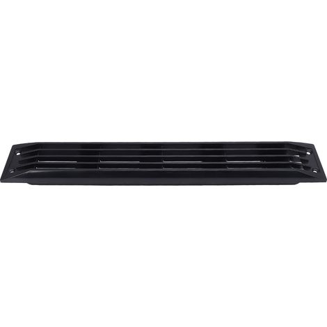 Ortviai Grille d’aération extérieure pour camping-car, caravane et bateau – ABS noir, 390 x 50 mm (1/5)