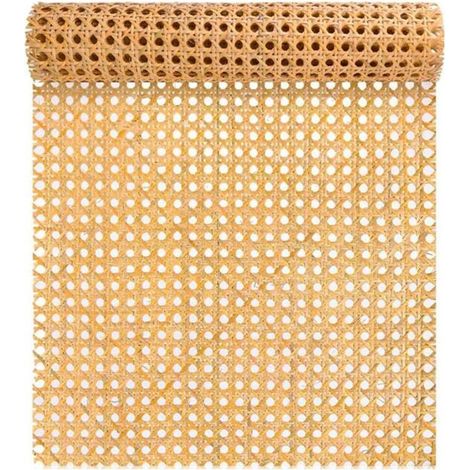 [JAMAIS UTILISÉ]Sangle en Rotin Naturel de 16 Pouces Large, Rouleaux 40 Long (3,3 Pieds) pour Meubles, Chaises, Armoires et Plafonds (1/4)