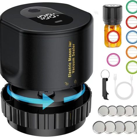 Irovami Kit mise sous vide bocaux Mason – large ouverture, électrique, conservation (1/5)