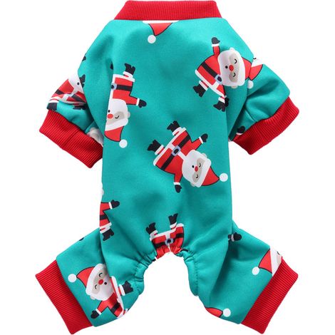Vêtements pour chiens de compagnie, vêtements de noël, vêtements créatifs d'halloween pour animaux de compagnie(vieil homme vert XL) (1/5)