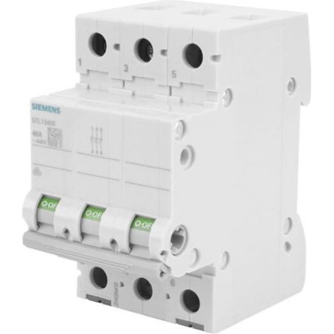 Interruttore sezionatore modulare 3P 40A 400V SENTRON 5TL1340-0