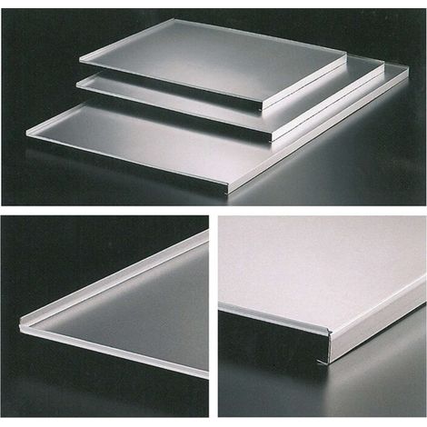 10PZ SOTTOLAVELLO ALLUMINIO PER CUCINA 864X510X18 MM