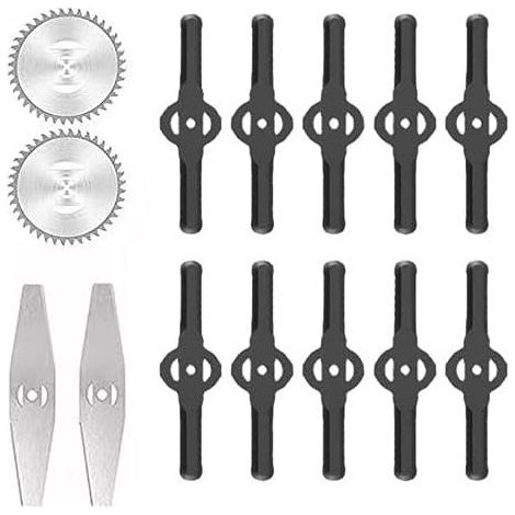 Accessoires pour tondeuses à gazon, lames de débroussailleuse électrique, lames de scie, perche télescopique légère pour la tonte de la pelouse, l'entretien des allées et des jardins (1/5)