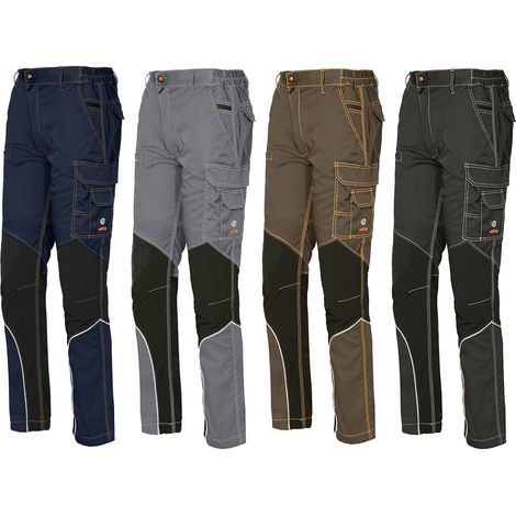 Issa Stretch Extreme pantalon de travail multi-poches - XXXL - Bleu