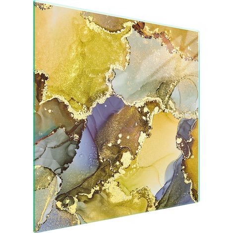 GLASSCHUTZPLATTE FÜR HERD 50x52 MARMOR (1/5)