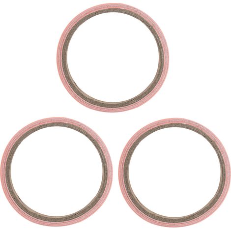 Ruban lumineux, bande phosphorescente, ruban auto-adhésif, ruban fluorescent antidérapant émetteur de lumière de scène, ruban lumineux d'avertissement, 10 pièces par paquet, orange-rouge, 1,2 cm x 3 m (1/5)