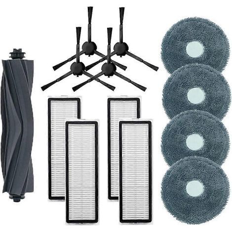 Accessoires pour aspirateur Dreame L10S Pro / RLS6L / Xiaomi S10+ : brosse rotative, brosse latérale, filtre HEPA, chiffons de nettoyage et accessoires pour aspirateur (1/5)