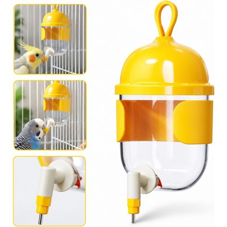 1 Pièce Abreuvoir Suspendu pour Perroquet en PP, Dimensions 15.5×8 cm, Distributeur d'Eau Automatique pour Oiseaux (1/5)