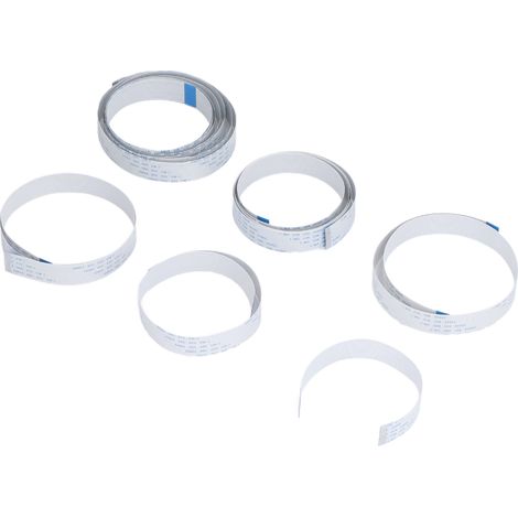 Kit de 6 câbles d'extension plats flexibles 15 broches pour caméra, compatibles avec Raspberry Pi 4B, 3B+, 3B, 2B et B+.