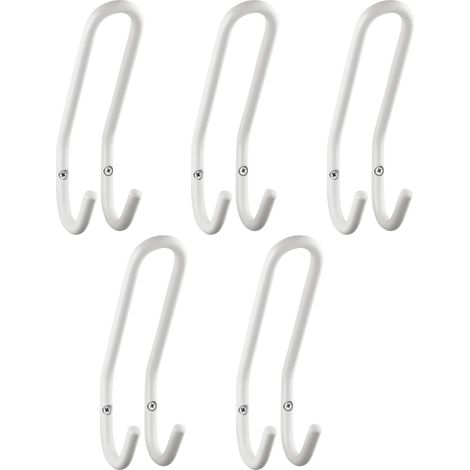 SOTECH Garderobenhaken FARA 190 mm Weiß, 5 Stück