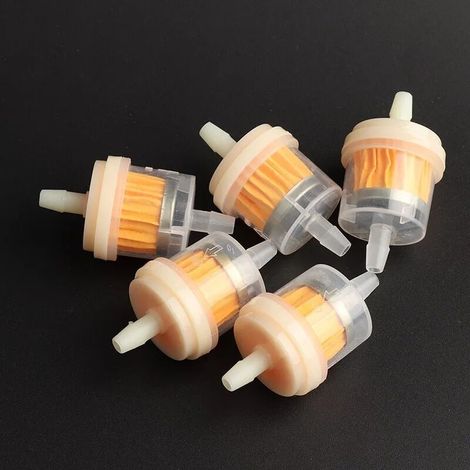 Filtre à carburant essence, coupelle d'huile magnétique, moto, vélo, carburateur, scooter, VTT, accessoires de filtre à carburateur (5 pièces par paquet). (1/5)
