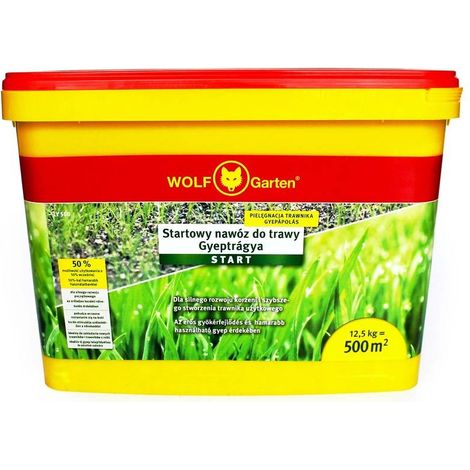 WOLF GARTEN STARTDÜNGER FÜR RASEN 500 M2 LY 500 12,5 kg