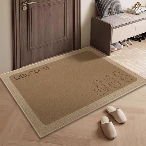 Tapis Décoratif Cuisine Lavable Antidérapant Dos Caoutchouc Absorbant Évier Intérieur 60x90cm Usage Quotidien (1/5)