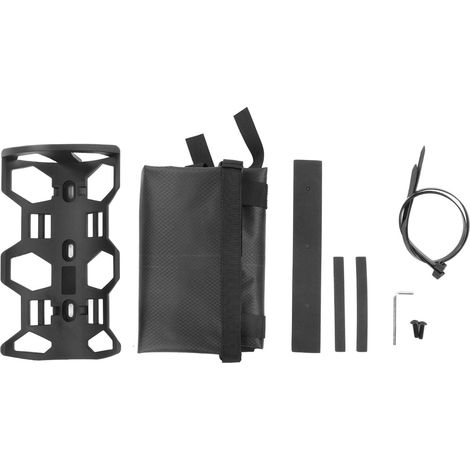 Sacoche de cadre vélo étanche, triangle de rangement sous tube supérieur, poche d'angle pour accessoires cyclisme. (1/5)