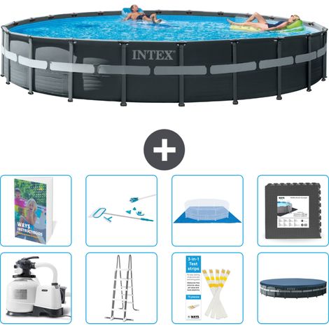 Intex Piscine Ultra XTR Ronde - 732x132 cm - 9-pièces S565 (1/4)