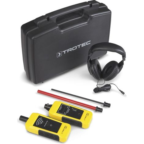 Trotec – Détecteur de fuites à ultrasons SL800 – Sondes à bruits de structure et aériens – Kit complet avec émetteur SL800T – Pour systèmes à vide et conduites sous pression
