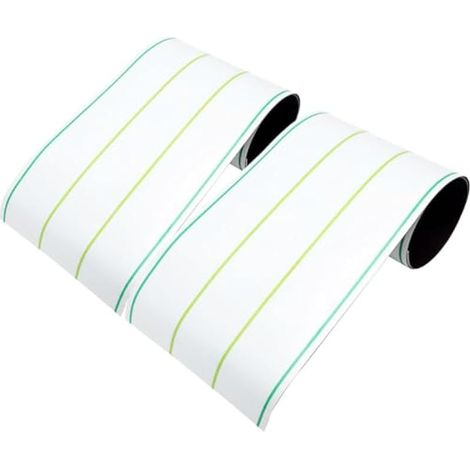 Gadpiparty Lot de 2 bandes magnétiques effaçables à sec pour tableau blanc - Réutilisables - Outil d'apprentissage portable pour mots - Facile à nettoyer pour salle de classe et utilisation à la