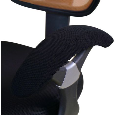 Pair Armrest Cover for Office Chair/Office Chair Armrest Cover Elbow Cushion Gaming Chair Arm Pad Black (1/5)