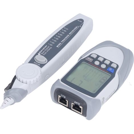 Testeur de câble réseau numérique PoE Ethernet, détecteur de fils et traceur avec écran LCD, outil de diagnostic RJ45. (1/5)