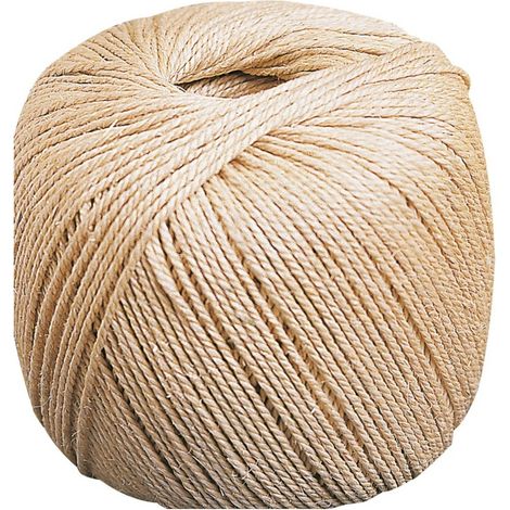 Ficelle Sisal résistance 166kg - Diam4mm x L245m - COLIS 10 PELOTES
